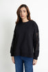 The Black Lace Sweatshirt