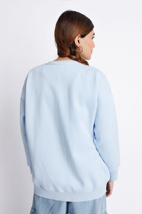 The Oversized Floral Sweatshirt