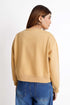The Mustard Boxy Crop Sweatshirt