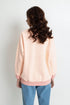 The Peach Embroidered Sweatshirt
