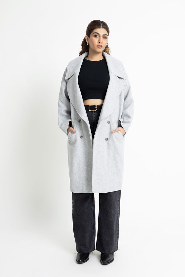 The Grey Oversized Coat