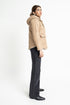The khaki Boxy Puffer Jacket
