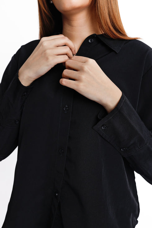 The Black Regular Fit Shirt