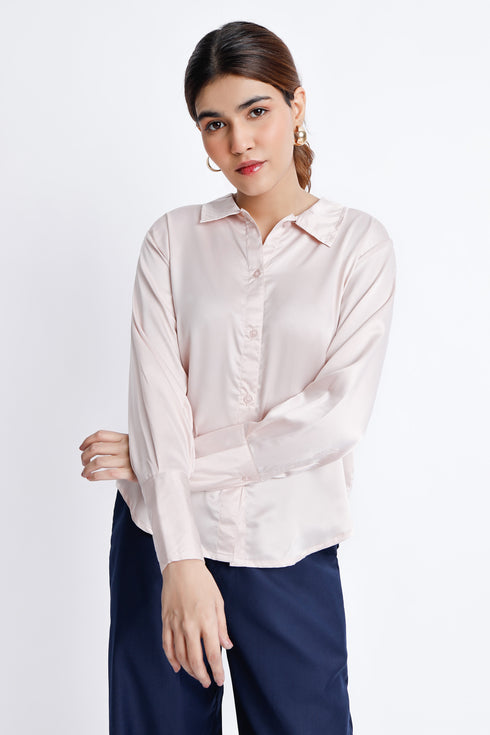 The Blush Pink Regular Fit Shirt