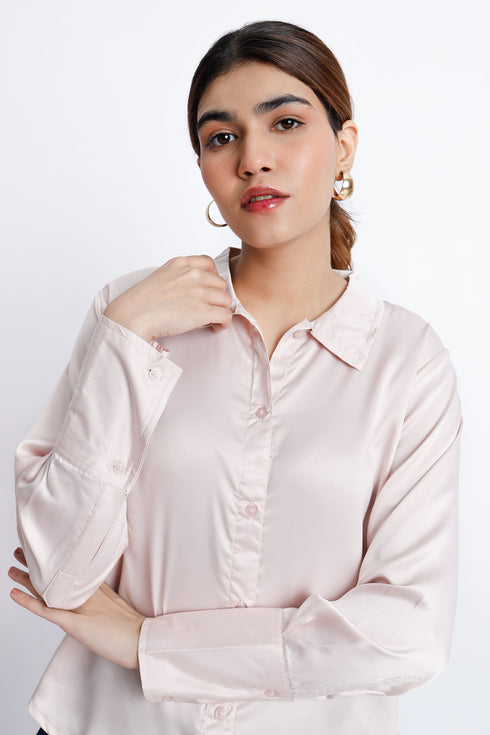 The Blush Pink Regular Fit Shirt