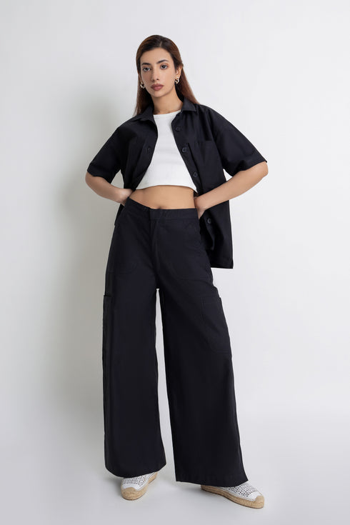 The Black Drop Shoulder Shirt