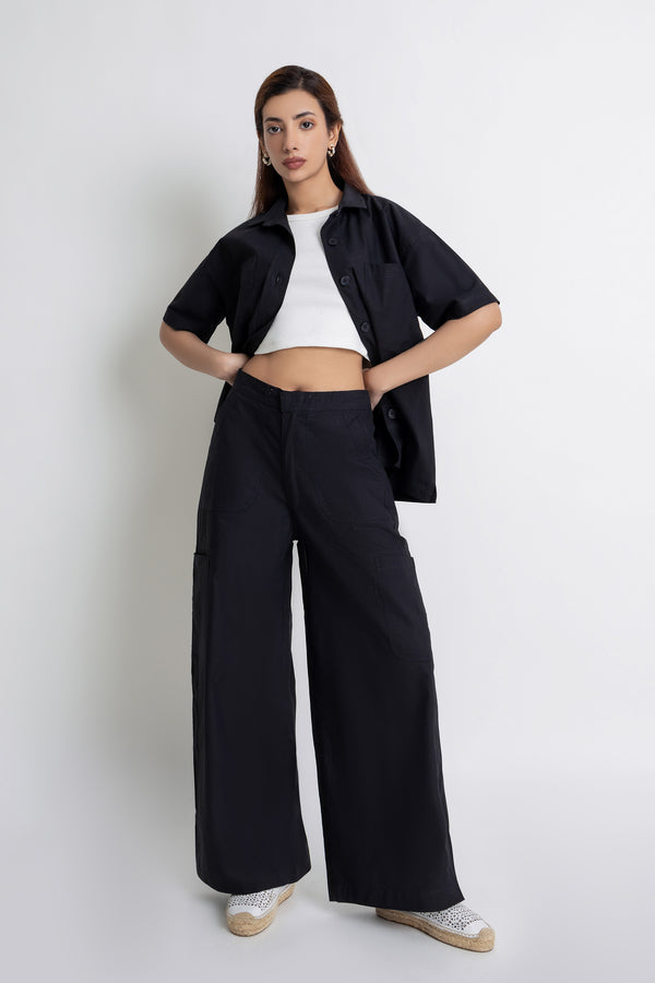 The Black Drop Shoulder Shirt