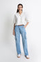 The White Boxy Crop Top