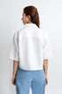 The White Boxy Crop Top