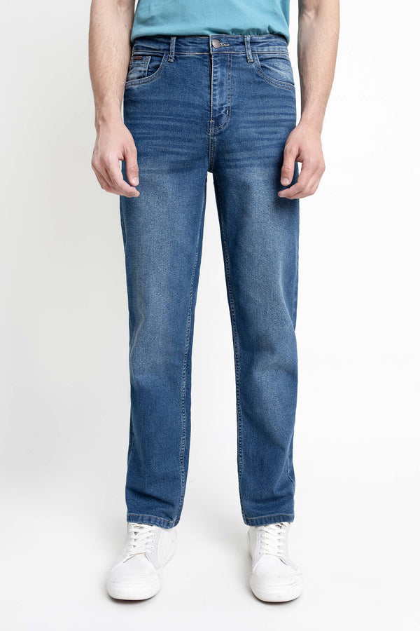 The Mid Wash Tapered Fit Jeans