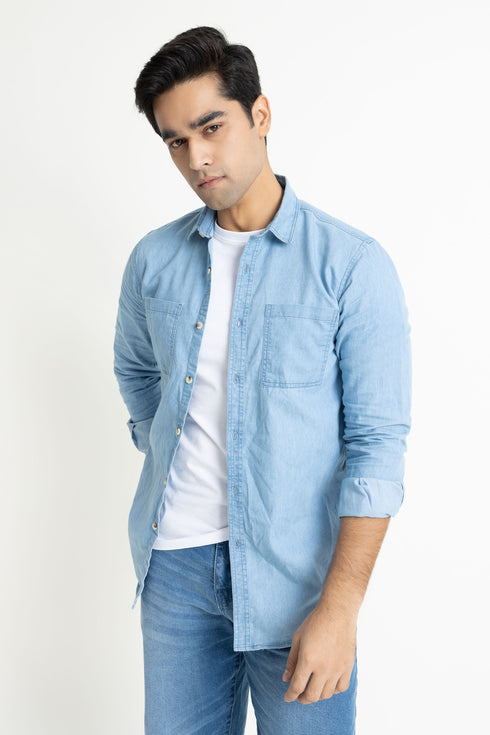The Light Wash Regular Fit Shirt