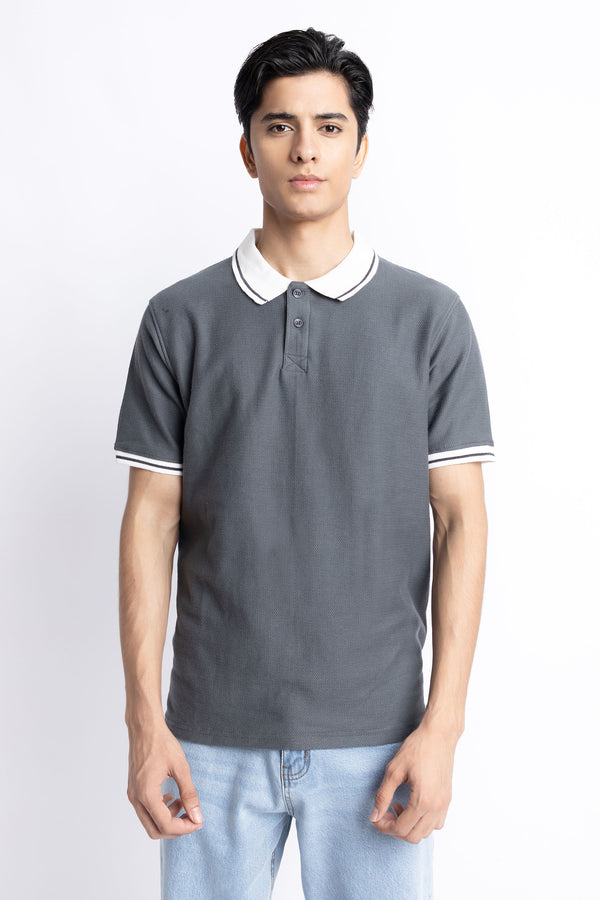 The Grey Regular Fit Polo
