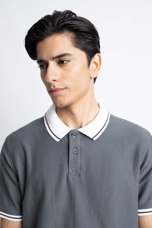 The Grey Regular Fit Polo