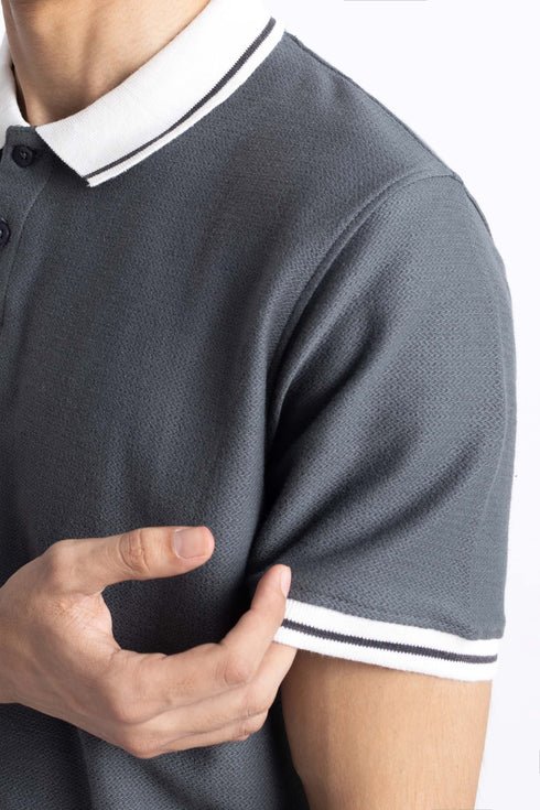 The Grey Regular Fit Polo