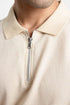 The Beige Zipper Polo