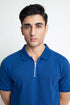 The Blue Zipper Polo