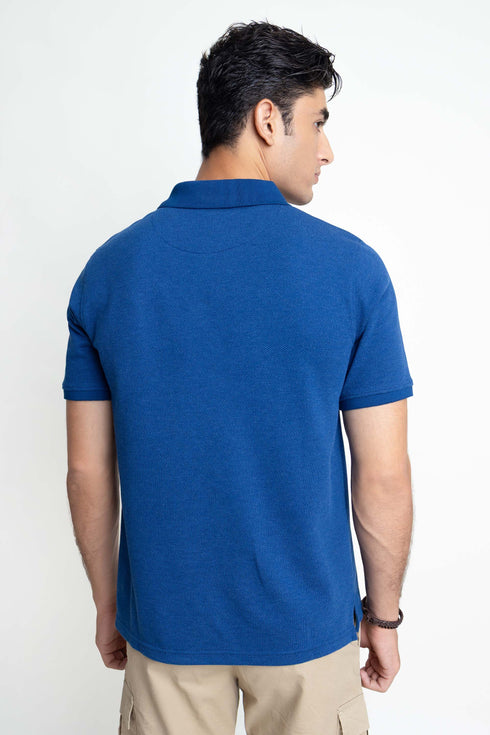 The Blue Zipper Polo