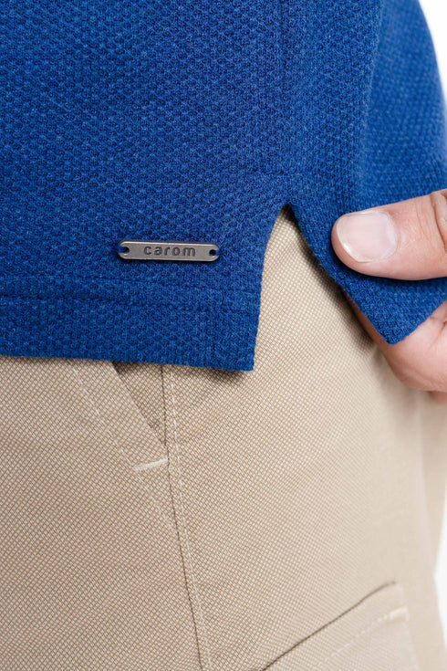 The Blue Zipper Polo