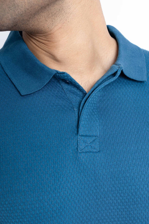 The Jacqaurd Mesh Regular Polo