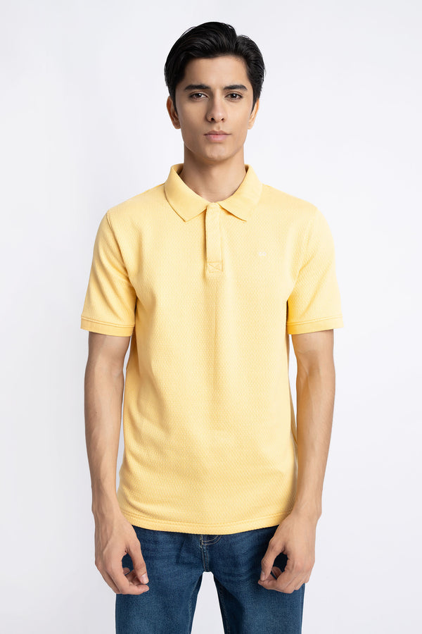The Yellow Regular Fit Polo