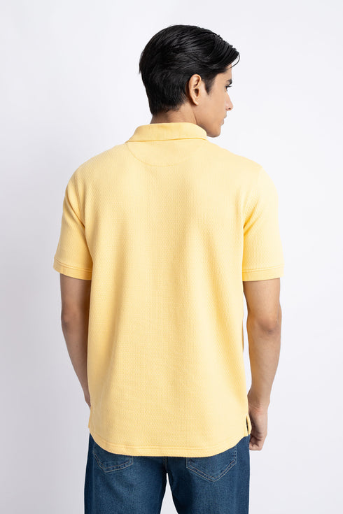 The Yellow Regular Fit Polo
