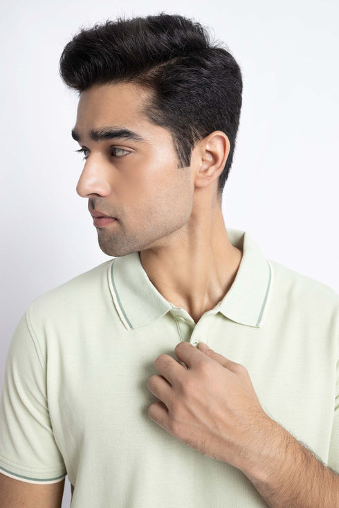 The Pastel Green Polo