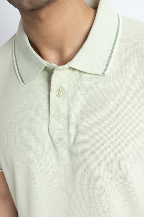 The Pastel Green Polo