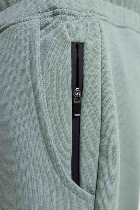 The Olive Straight Fit Trousers