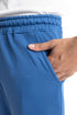 The Straight Fit Blue Trousers