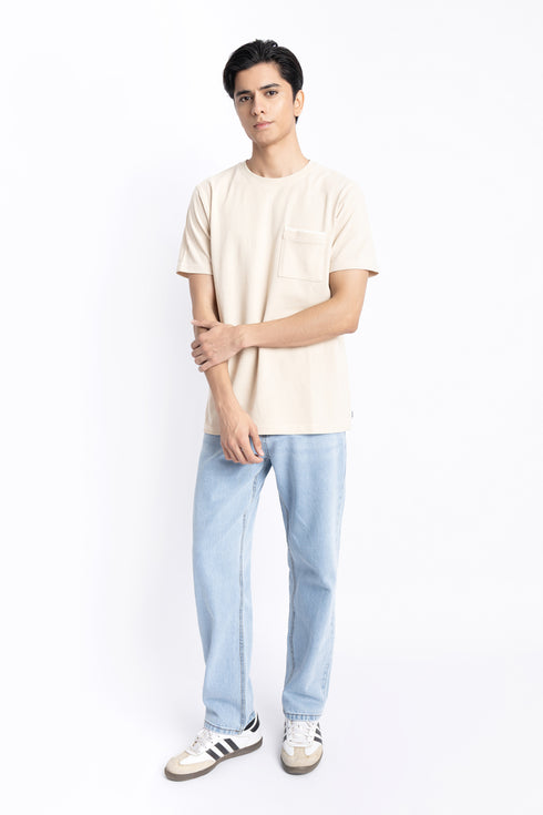 The Beige Regular Fit T-Shirt