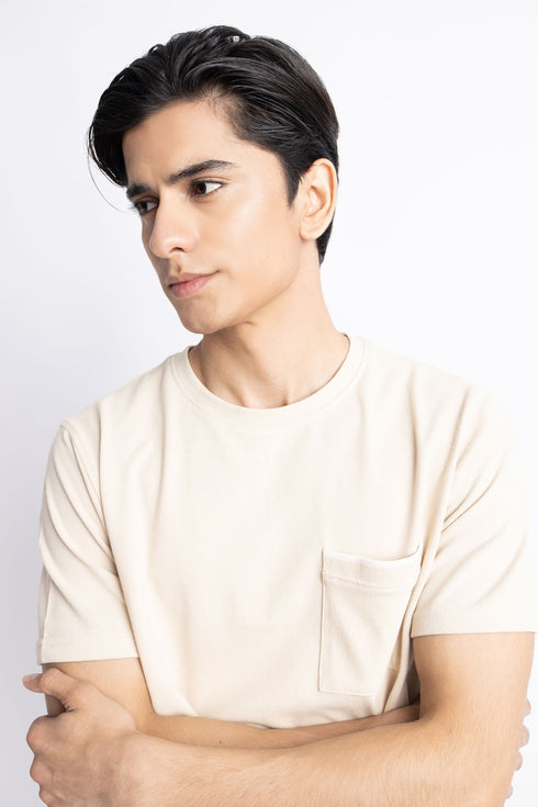 The Beige Regular Fit T-Shirt