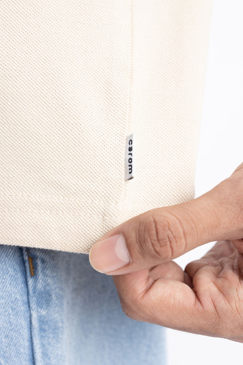 The Beige Regular Fit T-Shirt