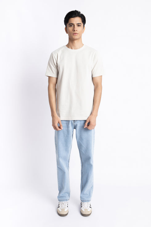 The Beige Regular Fit T-Shirt