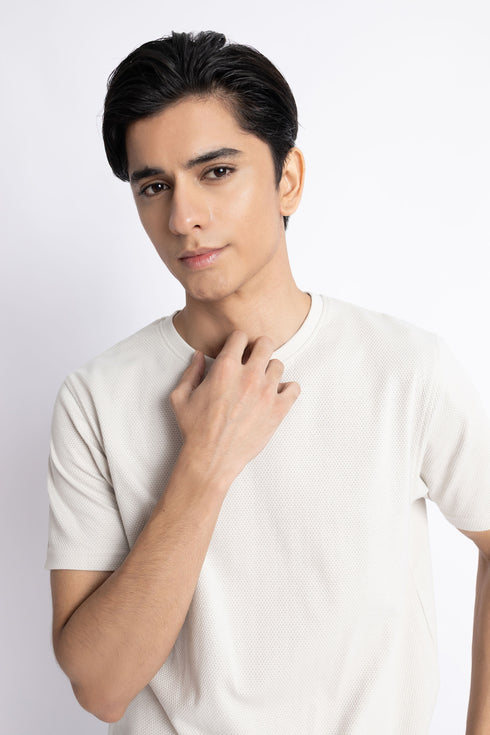 The Beige Regular Fit T-Shirt