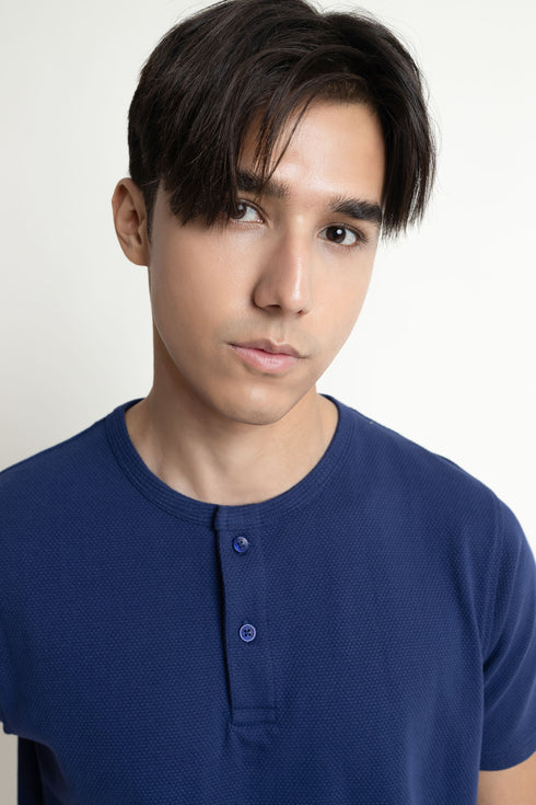 The Navy-Blue Henley