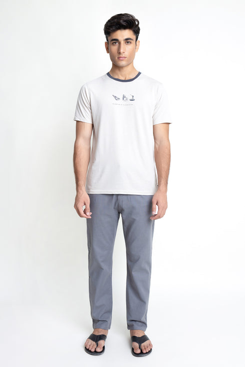 The Beige Regular Fit T-Shirt