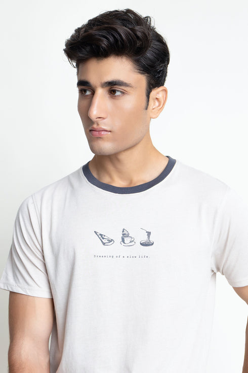 The Beige Regular Fit T-Shirt
