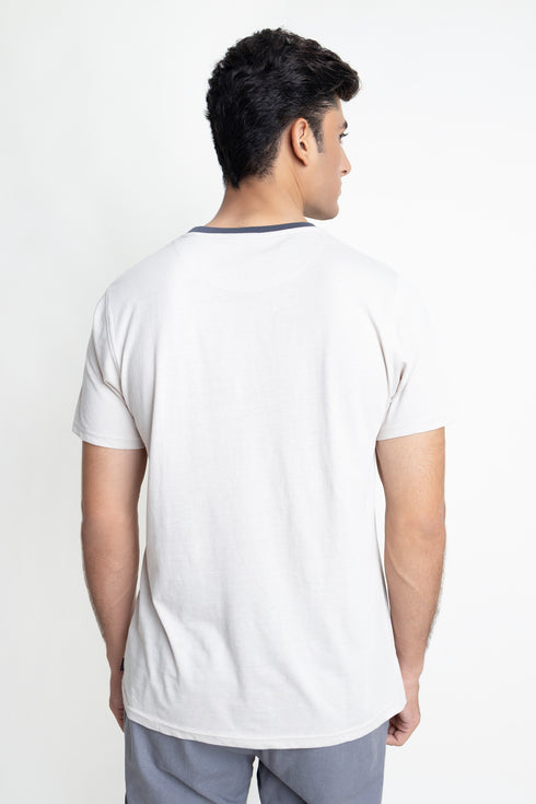 The Beige Regular Fit T-Shirt