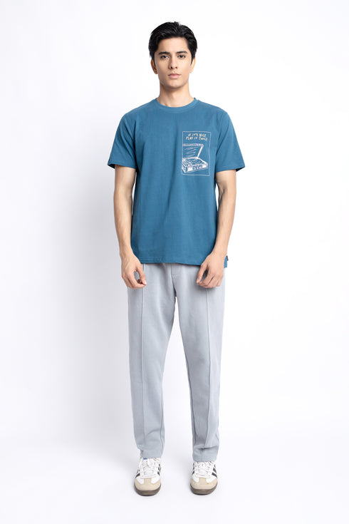 The Teal Regular Fit T-shirt