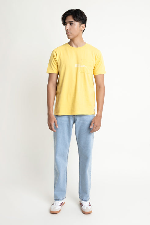 The Yellow Regular Fit T-Shirt