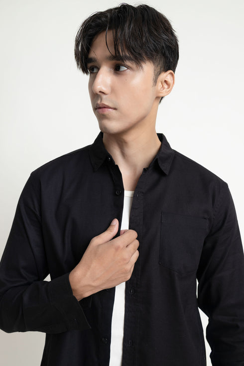The Black Regular Fit Shirt