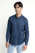 The Navy Blue Regular Fit Shirt