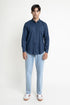 The Navy Blue Regular Fit Shirt
