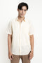 The Beige Classic Fit Cuban Collar Shirt