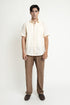 The Beige Classic Fit Cuban Collar Shirt