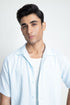 The Ice Blue Classic Fit Cuban Collar Shirt