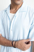The Ice Blue Classic Fit Cuban Collar Shirt