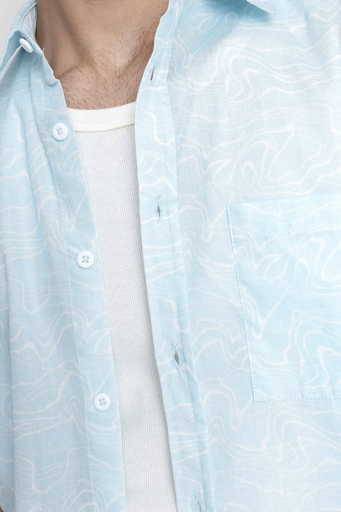 The Cool Blue Regular Fit Shirt