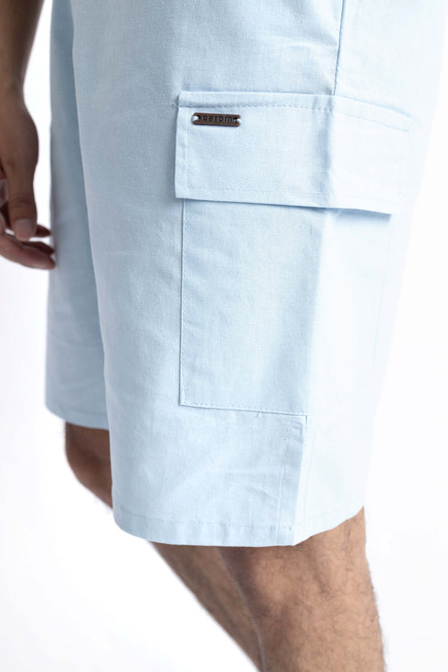 The Ice Blue Cargo Shorts