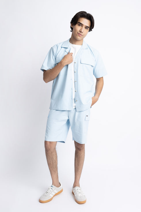 The Ice Blue Cargo Shorts